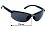 Sunglass Fix Verres de Remplacement pour Native Nano 2 - 75mm Wide 