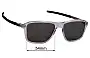 Sunglass Fix Verres de Remplacement pour Oakley Wheel House OX8166 - 54mm Wide 