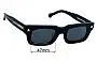 Sunglass Fix Replacement Lenses for Oscar & Frank Craig Jones - 47mm Wide 