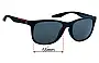 Sunglass Fix Replacement Lenses for Prada SPS14U - 55mm Wide 