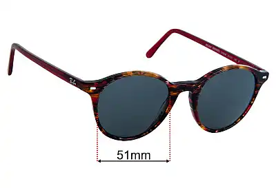 Ray-Ban RB2230 Bernard Replacement Lenses 51mm wide 