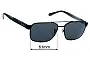Sunglass Fix Replacement Lenses for Ray-Ban RB3751-CH - 61mm Wide 