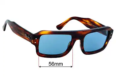 Ray-Ban RB4454 Lukas Replacement Lenses 56mm wide 