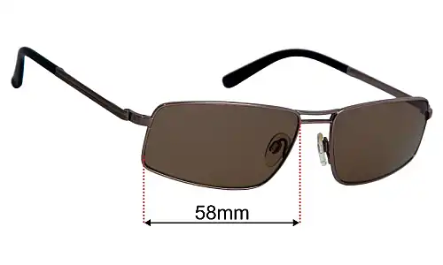 Rodenstock R1272 Replacement Lenses 58mm wide 