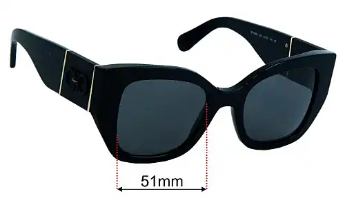 Salvatore Ferragamo SF1045S Replacement Lenses 51mm wide 
