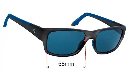 Sunglass Fix Replacement Lenses for Specsavers Albany Sun Rx 58mm Wide 