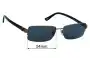 Sunglass Fix Replacement Lenses for Versace MOD 1183 - 54mm Wide 