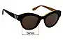 Sunglass Fix Replacement Lenses for Vogue VO2872-S - 50mm Wide 