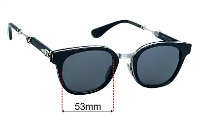 Chrome Hearts Duck Butter Lentes de Repuesto 53mm wide 