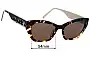 Sunglass Fix Replacement Lenses for Mimco Sun Rx 05 - 54mm Wide 