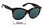Sunglass Fix Replacement Lenses for Oliver Goldsmith Manhattan - 55mm Wide 