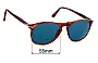 Sunglass Fix Replacement Lenses for Persol 9649-S - 55mm Wide 