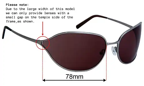 Prada SPR58E Ersatzlinsen 78mm wide 
