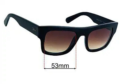 Ray-Ban RB2217-M Scuderia Ferrari Collection Replacement Lenses 53mm wide 
