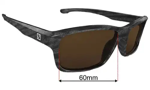 Specsavers Woodroffe Sun Rx Replacement Lenses 60mm wide 