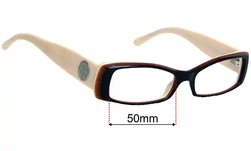 Versace MOD 3080 Lentes de Repuesto 50mm wide 