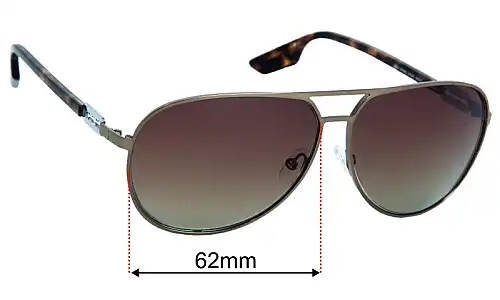 Alexander McQueen MCQ 0009/S Replacement Lenses 62mm wide 