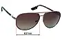 Sunglass Fix Replacement Lenses for Alexander McQueen MCQ 0009/S - 62mm Wide 