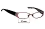 Sunglass Fix Replacement Lenses for Bebe Alluring BB5011 - 53mm Wide 