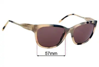 Burberry B 4203 Replacement Lenses 57mm wide 