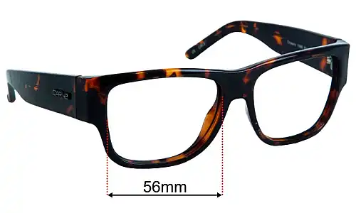 Carve Oceans  Replacement Lenses 56mm wide 