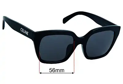 Celine CL 40198F Replacement Lenses 56mm wide 