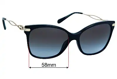Coach HC8316 Replacement Lenses 58mm wide 