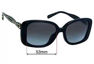 Coach HC8334U Replacement Lenses 53mm wide 
