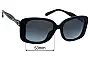 Sunglass Fix Replacement Lenses for Coach HC8334U - 53mm Wide 