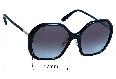 Coach HC8343 Replacement Lenses 57mm wide 