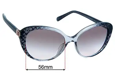 Coach HC8348U Replacement Lenses 56mm wide 