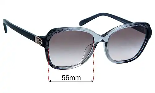 Coach HC8349U  Replacement Lenses 56mm wide 