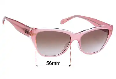 Coach HC8370F Replacement Lenses 56mm wide 
