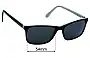 Sunglass Fix Replacement Lenses for Country Road CR 51 - 54mm Wide 