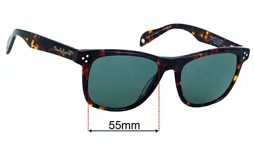 Deus Ex Machina DEUS 11  Replacement Lenses 55mm wide 
