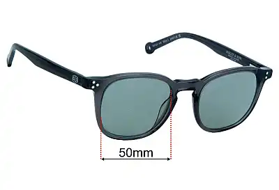 Deus Ex Machina DEUS 5 Replacement Lenses 50mm wide 