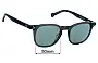 Sunglass Fix Replacement Lenses for Deus Ex Machina DEUS 5 - 50mm Wide 