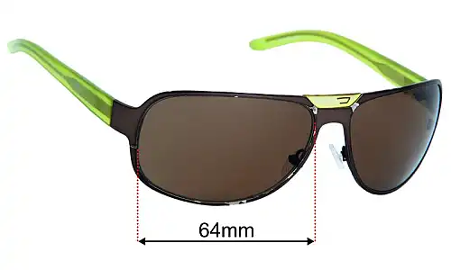Diesel 0003 Replacement Lenses 64mm wide 