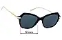 Sunglass Fix Ersatzgläser für Dolce & Gabbana DG3311 - 51mm Wide 