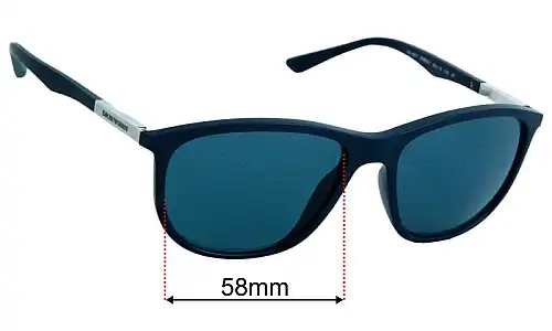 Emporio Armani EA4201 Replacement Lenses 58mm wide 