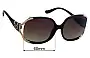 Sunglass Fix Ersatzgläser für Fendi FS 5144 - 60mm Wide 