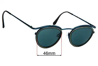 Giorgio Armani 632 Replacement Lenses 46mm wide 