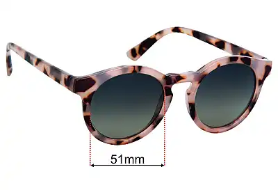 J.Crew G6030 Replacement Lenses 51mm wide 
