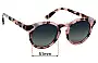Sunglass Fix Ersatzgläser für J.Crew G6030 - 51mm Wide 