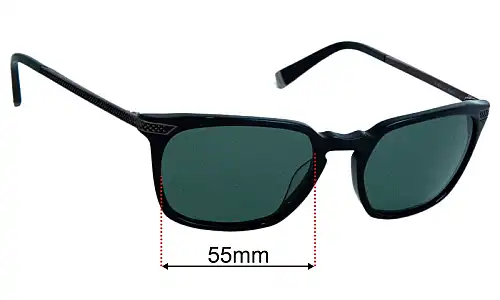 John Varvatos V790 Replacement Lenses 55mm wide 