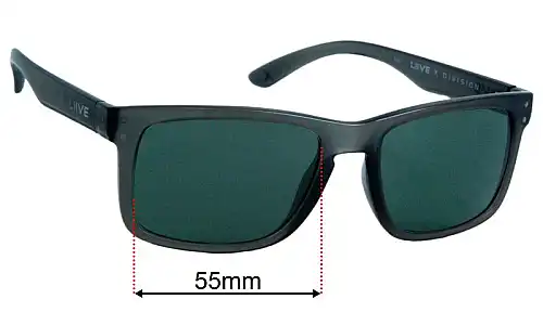 Liive Echo Replacement Lenses 55mm wide 