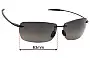 Sunglass Fix Ersatzgläser für Maui Jim MJ0423S Lighthouse - 63mm Wide 
