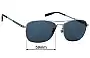 Sunglass Fix Replacement Lenses for Montblanc MB 0026S - 59mm Wide 