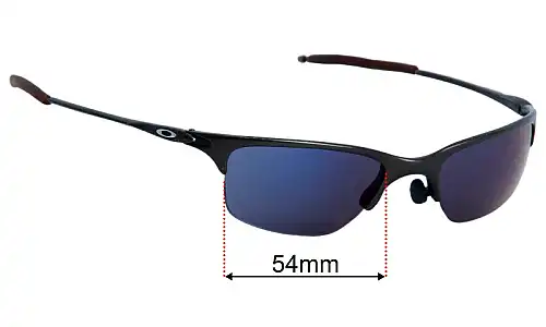 Oakley Half Wire 1.0 Replacement Lenses 54mm wide 