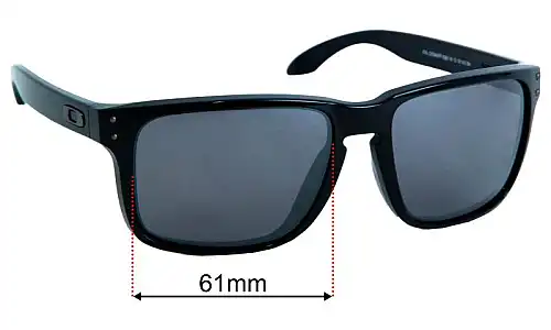 Oakley Holbrook XXL OO9487 Replacement Lenses 61mm wide 